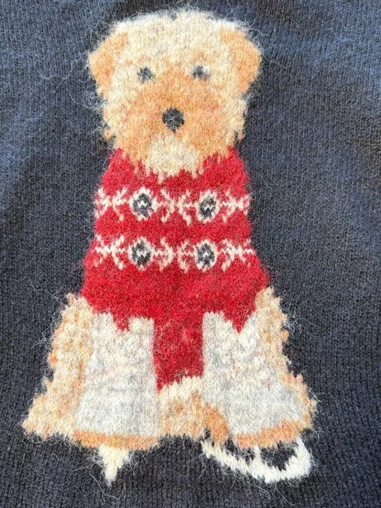 Wild Fable Dog Ice Skating Sweater Women’s Medium NWT - Picture 4 of 8